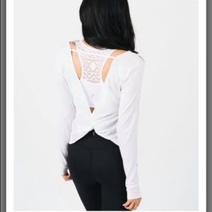 RETIRED item! White V Back Vibe T